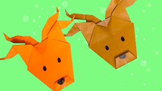 簡単 かわいい動物の折り紙 ウサギ の折り方 説明付き How To Make A Cute Origami Rabbit Instructions ミンミンおばさんの折り紙教室